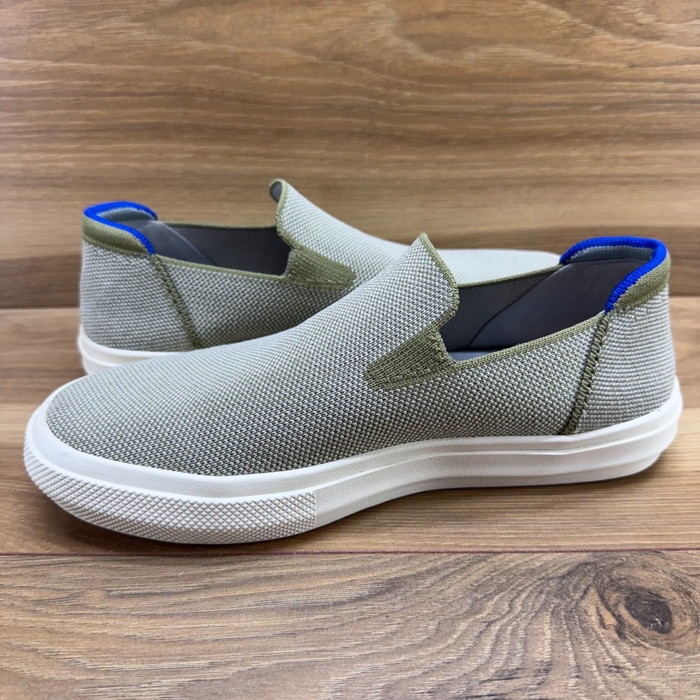 Rothys City Slip On Sneakers Womens 7.5 Green Comfort Flats - Picture 6 of 11